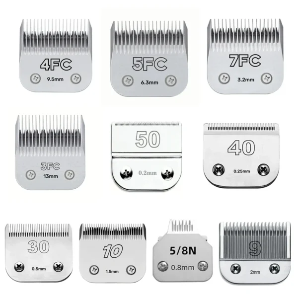 Dog Grooming Kit: Professional Clipper Blade for Andis, Oster, Wahl Clippers.
