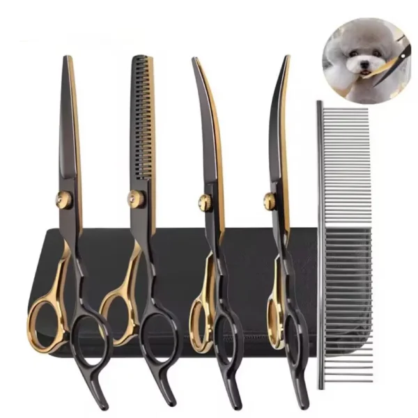 Professional 6.5 Inch Dog Grooming Kit Scissors Set for Pets