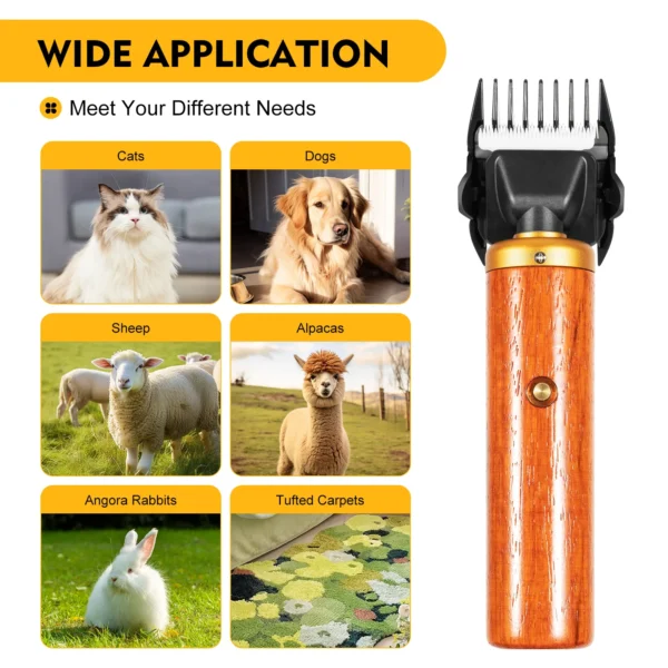Dog Grooming Kit: Portable Electric Clipper for Dogs and Cats