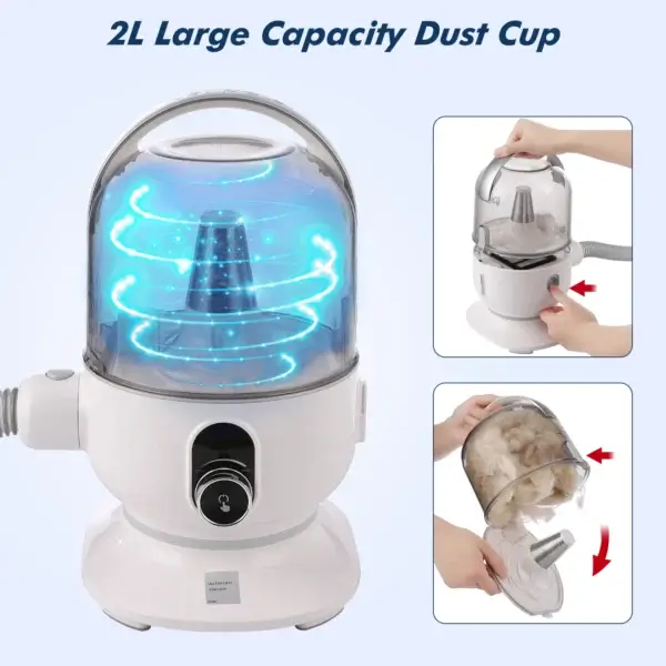 Dog Grooming Vacuum: Strong Suction for Efficient Pet Hair Removal - Image 2