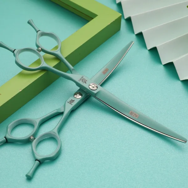 Dog Grooming Kit Christmas Edition With Red Green Scissors Gifts - Image 4