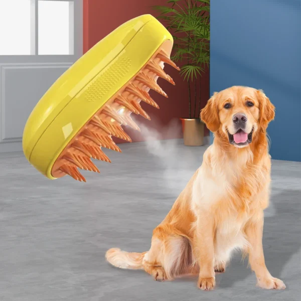Dog Grooming Kit: 3-in-1 Electric Spray Brush for Cats and Dogs - Image 5