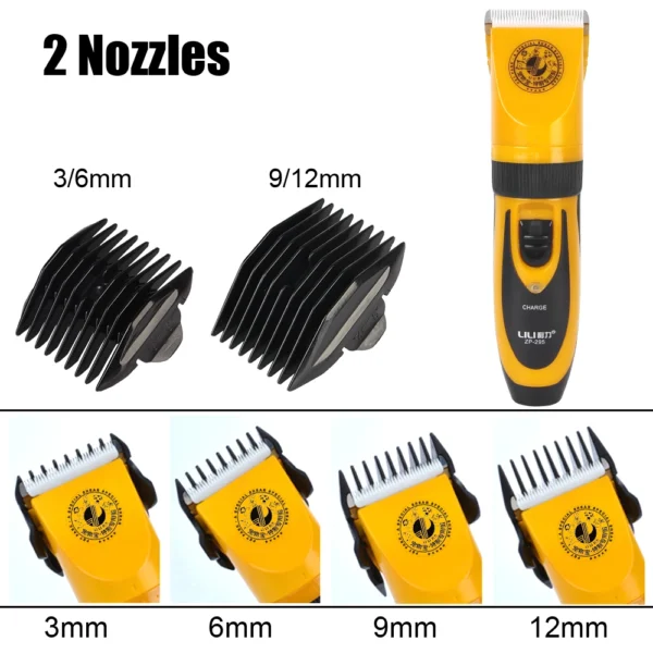 Dog Grooming Kit: Ceramic Blade Haircut Trimmer for Cats and Dogs - Image 2