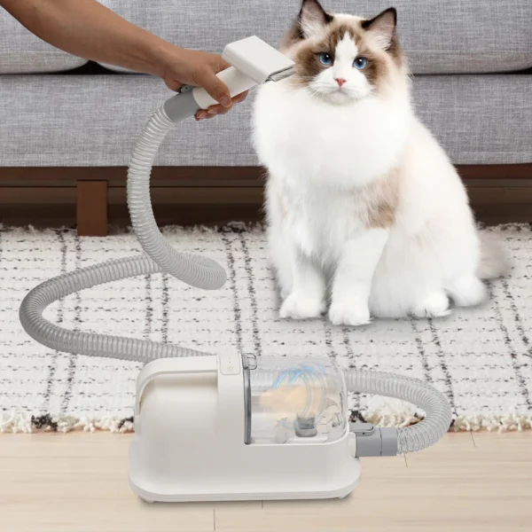 350W Dog Grooming Kit: Vacuum Cleaner, Clippers & 4 Tools - Image 2