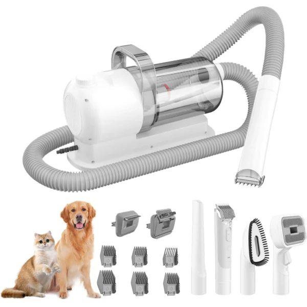 Dog Grooming Kit: Vacuum and Brush Set for Efficient Pet Care