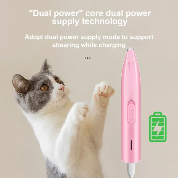 Dog Grooming Kit: Professional Electric Foot Hair Trimmer. - Image 3