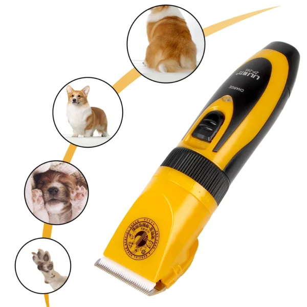 Dog Grooming Kit: Ceramic Blade Haircut Trimmer for Cats and Dogs
