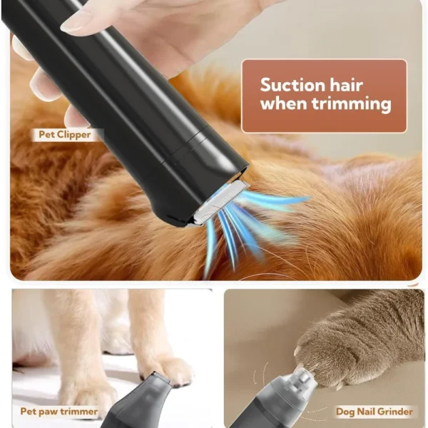 Dog Grooming Kit: Pet Hair Vacuum for Easy Shedding Control - Image 5