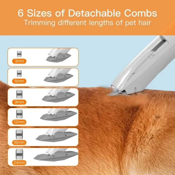 Dog Grooming Kit: 12000Pa Powerful Vacuum for Shedding and Grooming - Image 6