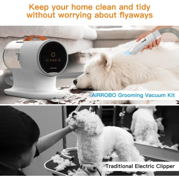 Dog Grooming Kit: 12000Pa Powerful Vacuum for Shedding and Grooming - Image 5