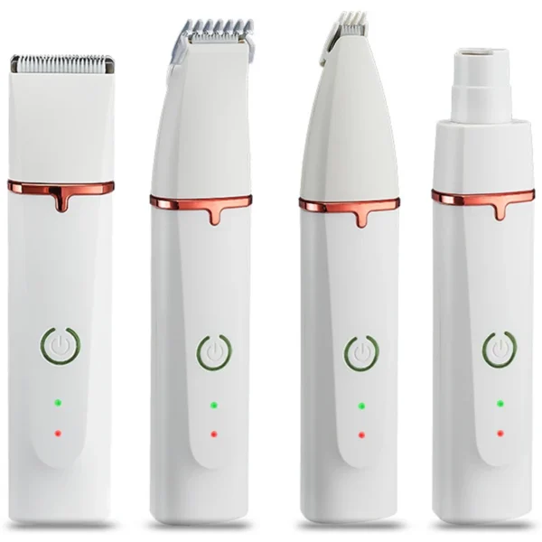 Dog Grooming Kit 4-in-1 Electric Trimmer Grinder - Image 5