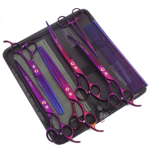 Purple Dragon Dog Grooming Kit: Professional Grooming Tools for Pets - Image 2