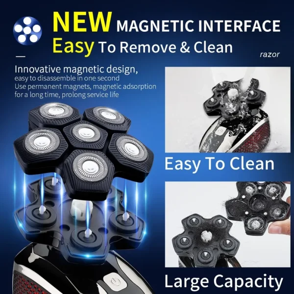Dog Grooming Kit 5-in-1 Electric Shaver Waterproof Rechargeable Trimmer - Image 4