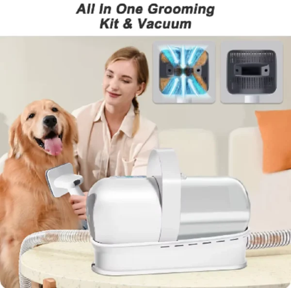 Dog Grooming Kit: 7-in-1 Vacuum & Hair Dryer - Image 4