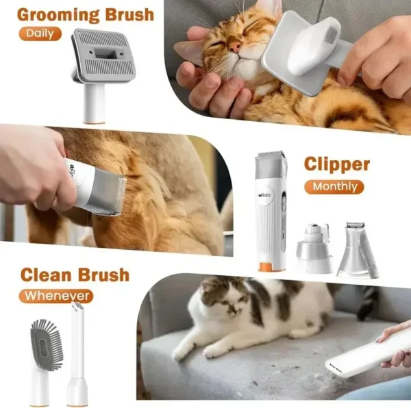 Dog Grooming Kit: Vacuum, Clippers, Brush & Low Noise Hair Remover - Image 5