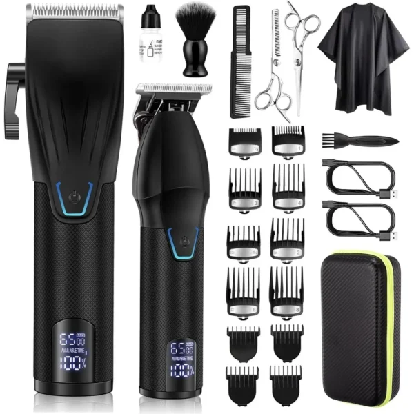 Dog Grooming Kit Cordless Clippers Trimmer Set Professional Haircut