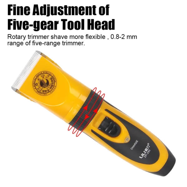 Dog Grooming Kit: Electric Clipper and Scissors Set with Ceramic Blade - Image 4