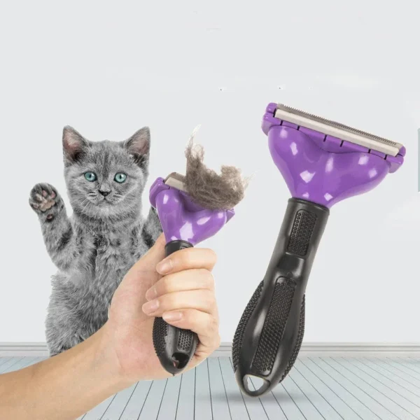 Dog Grooming Kit: Pet Hair Removal Comb and Shedding Brush for Dogs - Image 5