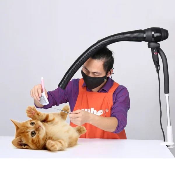Dog Grooming Kit: Flexible Pet Hair Dryer with Adjustable Air Outlet Tube - Image 3