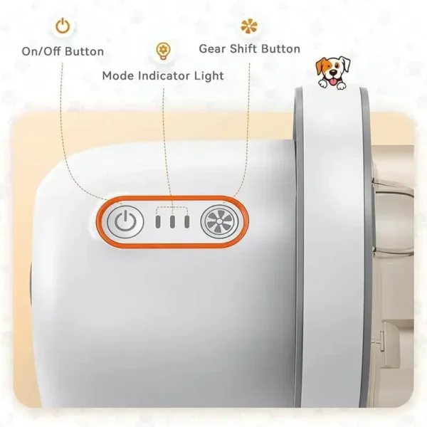 Dog Grooming Kit: Vacuum, Clippers, Brush & Low Noise Hair Remover - Image 6