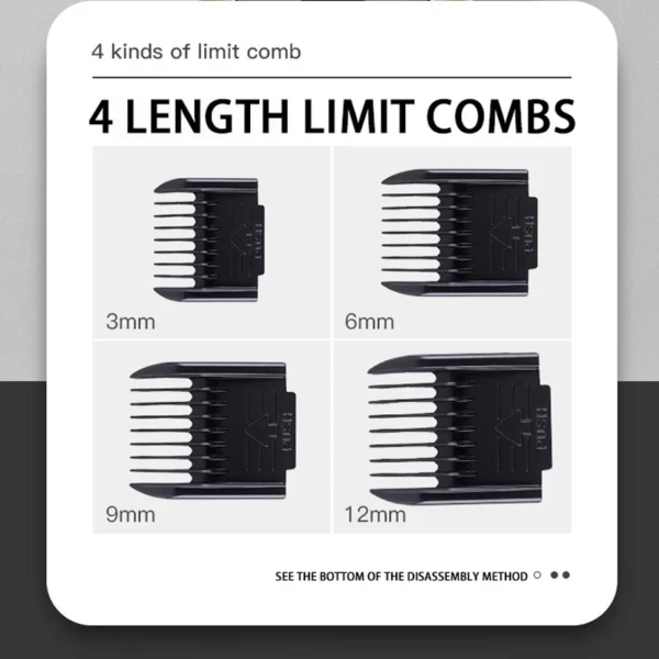 Electric Dog Grooming Kit: Rechargeable Pet Clipper and Haircut Trimmer Set - Image 4