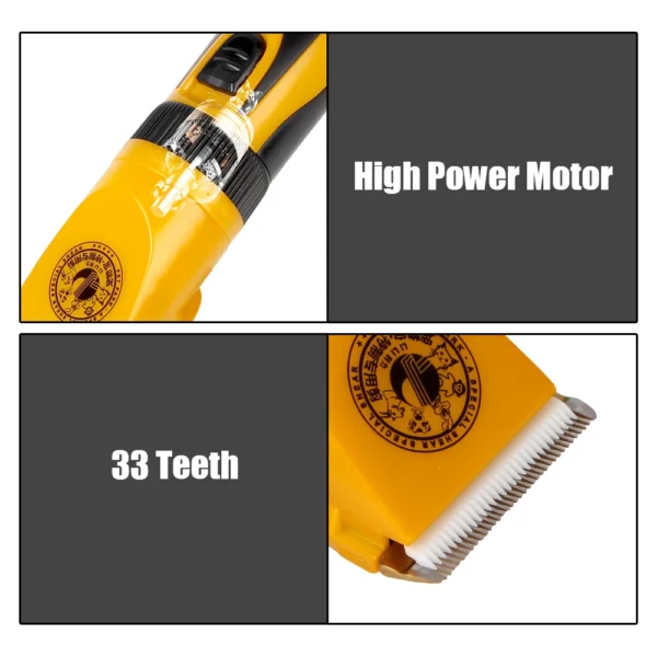 Dog Grooming Kit: Electric Clipper and Scissors Set with Ceramic Blade - Image 5
