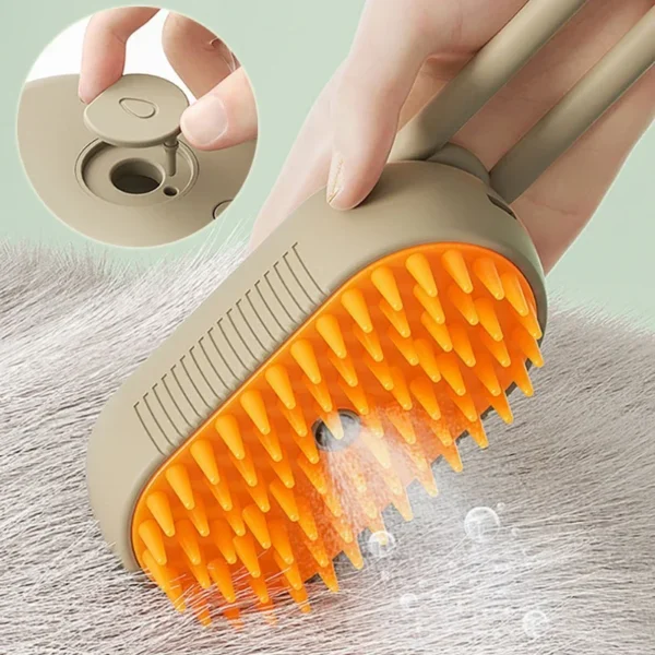 Dog Grooming Kit: 3-in-1 Electric Steam Brush for Cats and Dogs - Image 4