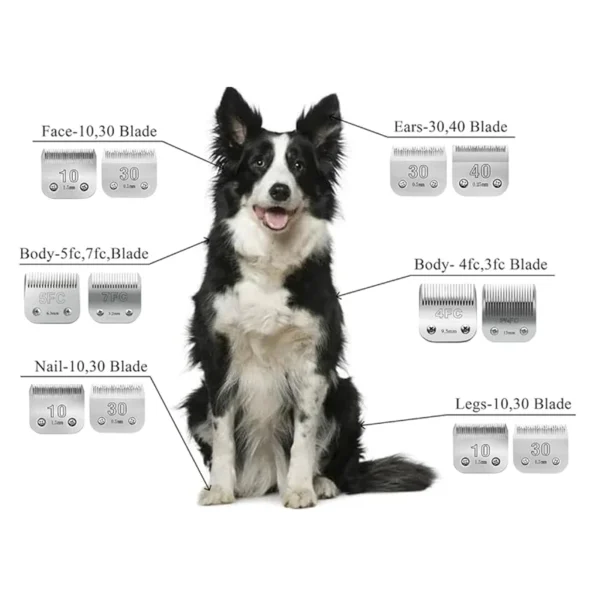 Dog Grooming Kit: Professional Clipper Blade for Andis, Oster, Wahl Clippers. - Image 3