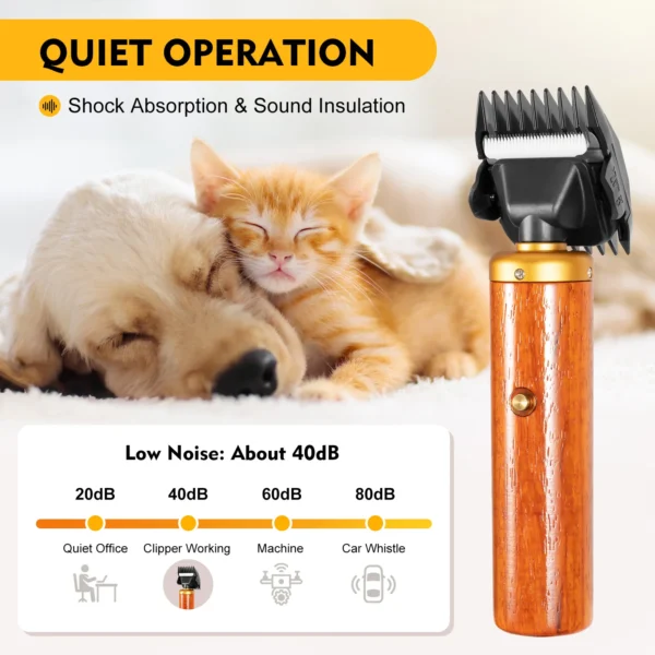 Dog Grooming Kit: Portable Electric Clipper for Dogs and Cats - Image 5