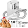 Dog Grooming Kit: 5-in-1 Vacuum Tools, Clippers, and Shedding Brush