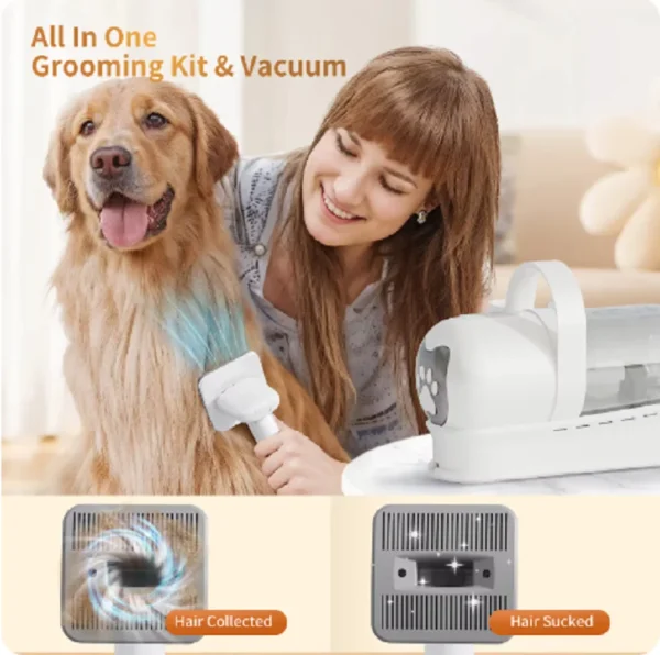 Dog Grooming Kit: 7-in-1 Vacuum & Hair Dryer - Image 5