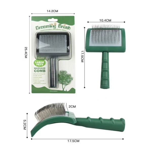 Dog Grooming Kit: Extra Long Pin Slicker Brush for Large Dogs - Image 10