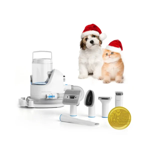 P2 Pro Dog Grooming Kit: Vacuum, Brush, Hair Trimmer, and Clipper Set - Image 5