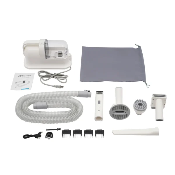 350W Dog Grooming Kit: Vacuum Cleaner, Clippers & 4 Tools - Image 6
