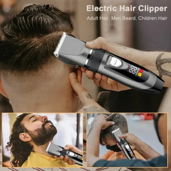 Dog Grooming Kit: Professional USB Rechargeable Hair Clipper for Pets - Image 4